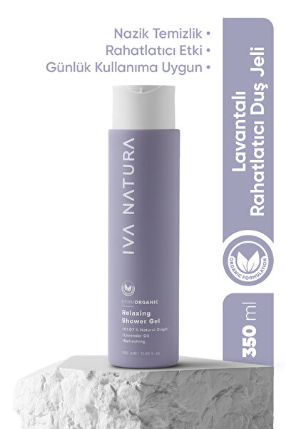 Iva Natura Organik Lavanta Özlü Duş Jeli Nazik Temizleme & Nem Desteği – 350 ml