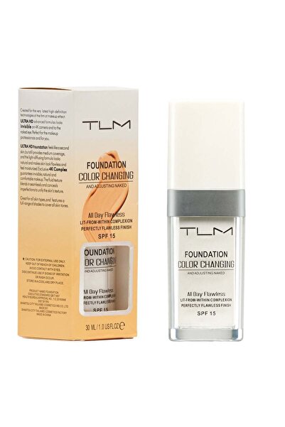 TLM Fond de Ten Color Changing, Adaptabil culorii Tenului, SPF 15, 30 ml