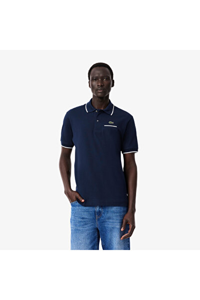 Lacoste قميص بولو كلاسيكي بجيوب مميزة مقاس L.12.12 - PH9838-00-HHW