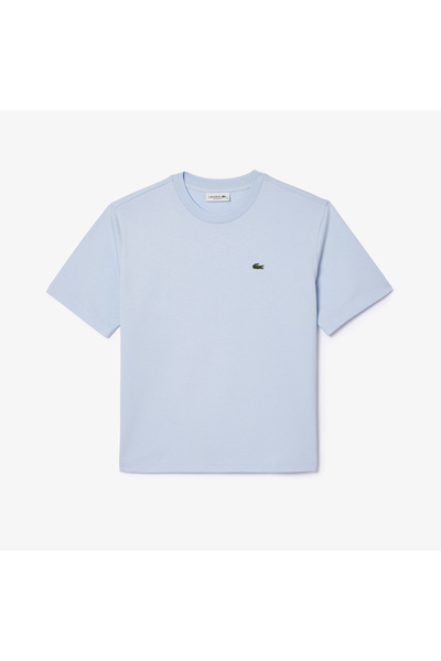 Lacoste تي شيرت قطني ناعم بقصّة مريحة - TF7215-00-J2G