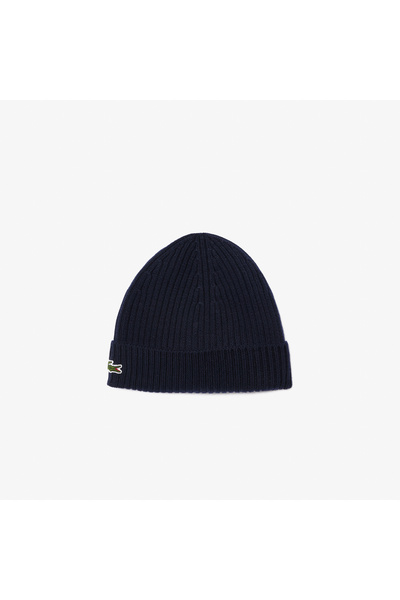 Lacoste Rib Knit Brushed Wool Beanie - RB0001-00-166