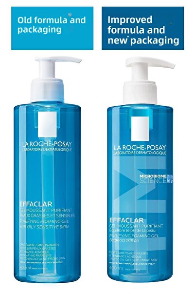 La Roche Posay جل إيفاكلار المزيت - جل تنظيف الوجه المعرض لحب الشباب 400 مل