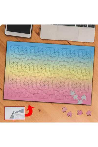Asilmeydan Degrade Gradyan Pembe Mavi 240 Parça Puzzle Yapboz Tablo-GD10