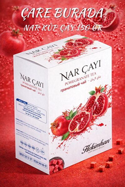 Hekimhan مكعب شاي الرمان - شاي شتوي على شكل سكر