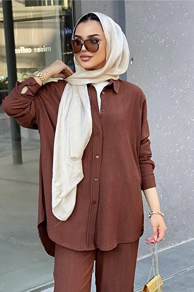 HAKKE Kadın Pantolonlu Tesettür Takım