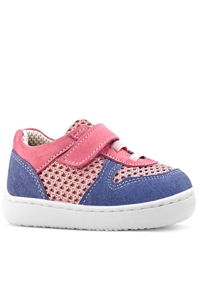Rakerplus Bob Genuine Leather Pink Blue Barefoot Velcro Elastic Baby Sneaker ...