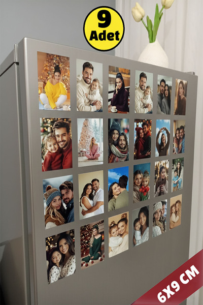 ikisemedya Kişiye Özel Resimli Fotoğraflı Buzdolabı Magneti, Sevgililer Günü ...