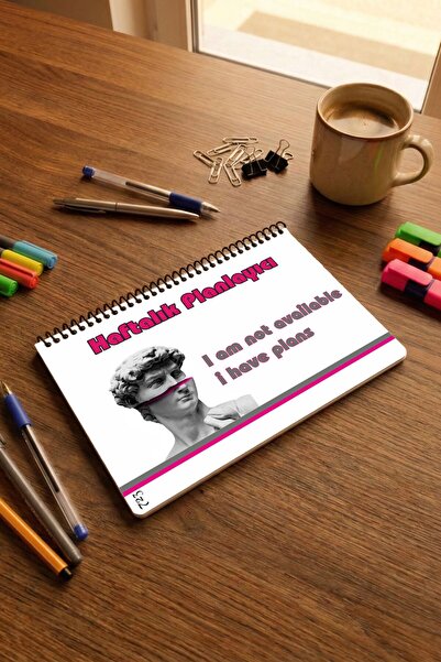 Tieni Blocnotes planificator săptămânal, planificator săptămânal, 14x20cm, A5...