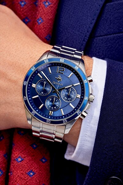 S.POLO Orijinal Marka Erkek Kol Saati Bileklik Hediyeli