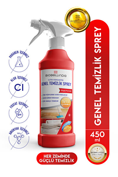 BioBellinda Genel Temizlik Sprey 450 ml ( Yüzey Temizleyici)
