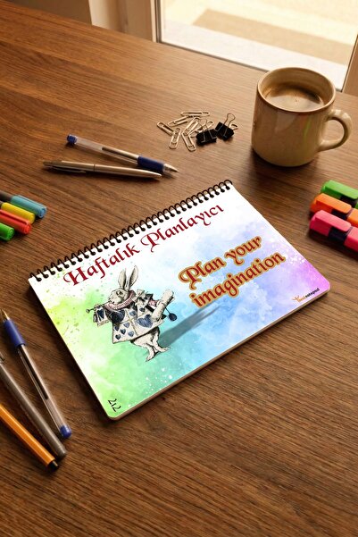 Tieni Blocnotes Planificator Săptămânal, Planificator Săptămânal, 14x20cm, A5...