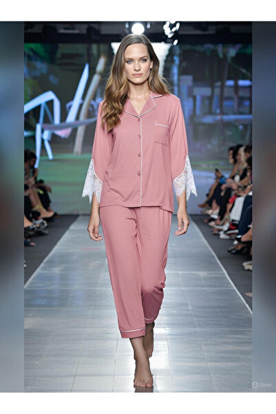 Aydoğan Melisa Front Buttoned Women's Pajama Set 240572