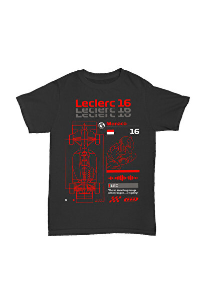 l'eivor Formula 1 Pilot Detay Tasarım Baskılı Unisex T-shirt