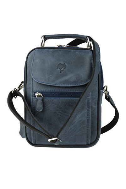 MÇ DERİ Men's Premium Crazy Leather Bag with Hand and Shoulder Strap Made of ...