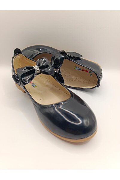 Bukond Girl's Patent Leather Non-Slip Sole Ballerinas