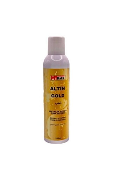 MY BAKE METALİK ALTIN SPREY BOYA 250 ML