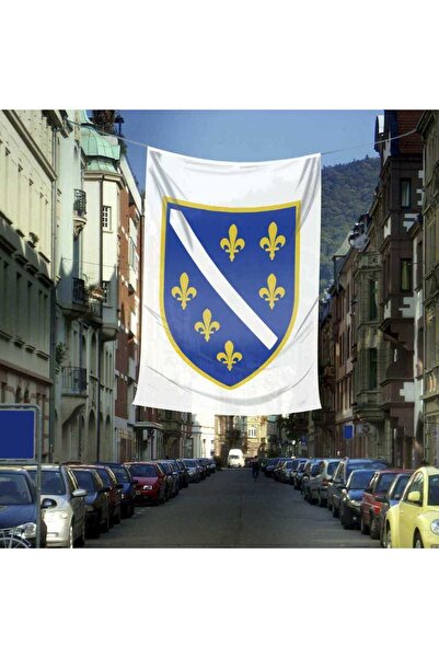 Asilmeydan Bosna Hersek Bayrağı Raşel Bayrak (400x600 cm)
