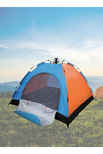 Generic خيمة تخييم أوتوماتيكية لأربعة أشخاص - مقاومة للماء والرياح، سهلة التر...