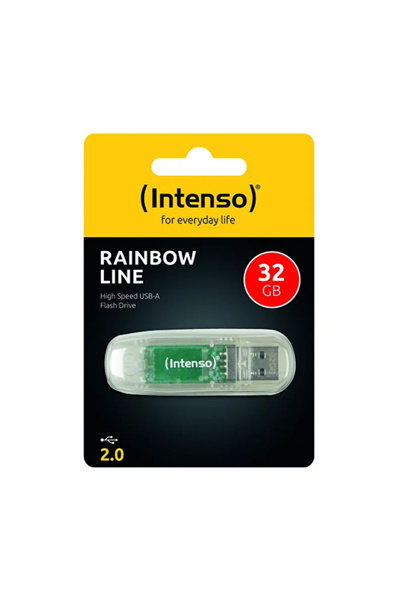 Genel Markalar Rainbow Line 32 GB Usb2.0 Usb Bellek Şeffaf