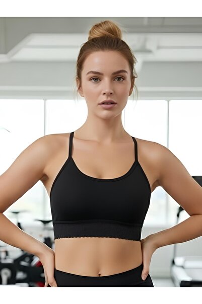 MİSTİRİK Μοντέλο Penitro με δαντέλα με λεπτομέρεια στην πλάτη, αθλητικό μπουσ...