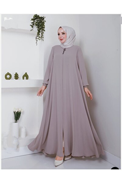 MODA ESRE FASHION Tesettür Giyim Medine Ipeği Kumaş Mevlana Ferace Bej