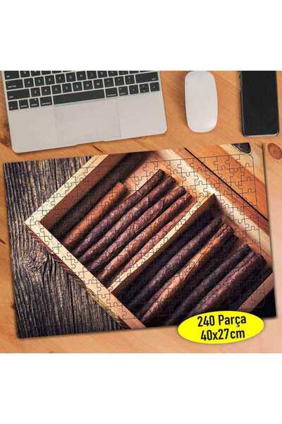 Genel Markalar Tobacco Puro Ahşap Kutu 240 Parça Puzzle Yapboz-84177766