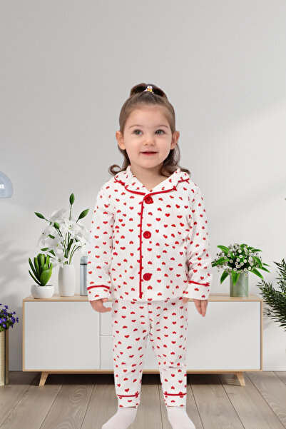 tny kids collection Heart Girl's Pajama Set