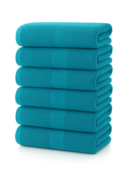 Terminus مناشف قطنية فاخرة، 6 قطع، 100 × 50 سمGSM 600GRM