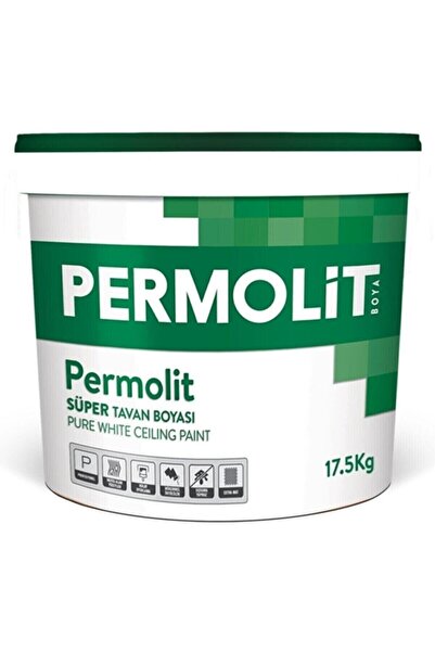 Permolit Süper Tavan Boyası Beyaz-( 17.5 Kğ - 10 Kğ - 3.5 Kğ )