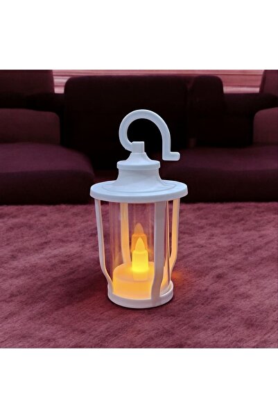 Party and Story فانوس رمضان للديكورات المنزلية 15 سم * 5.50 سم أبيض 12 قطعة