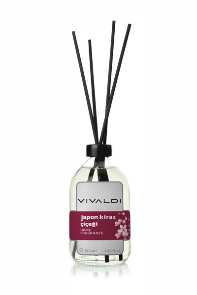 Vivaldi Home Japon Kiraz Çiçeği Çubuklu Oda Kokusu 100 ml, Kalıcı ve Ferah Çi...