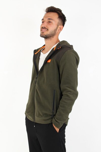 Mckanzie 6044 Hooded Zippered Fleece Coat