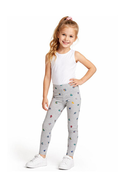 fancykidsantalya Girls' Printed 100% Cotton Tights – Stretchy, Comfortable, a...
