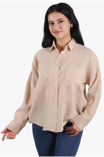 Mckanzie 24577 Double Pocket Chiffon Shirt