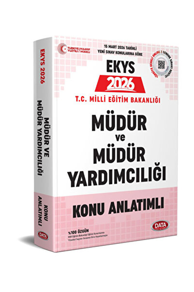 Data Yayınları 2026 MEB EKYS Müdür ve Müdür Yardımcılığı Konu Anlatımlı Soru ...