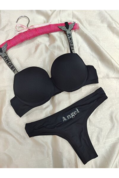 Love Angels Σετ εσωρούχων με πέτρινο σχέδιο Σετ εσωρούχων προίκας