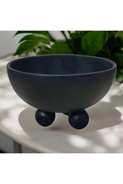 By Ari Ev Dekorasyon YUVARLAK SERAMİK İSKANDİNAV TARZI VAZO VZ322-10