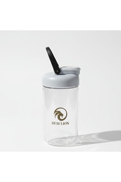 DESI LION زجاجة خلط البروتين 750 مل - تريتان قوي، خالية من مادة BPA، مانعة لل...