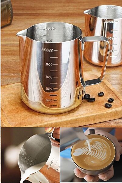 Kitchen Beauty Paslanmaz Çelik Sütlük - Barista Süt Isıtıcı & Köpürtücü Ocak ...