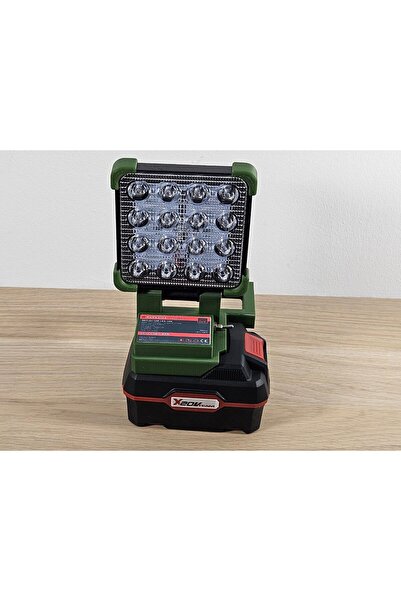 GBTD 10W LED Floodlight with USB-C 65W, Parkside 20V Compatible, Adjustable P...