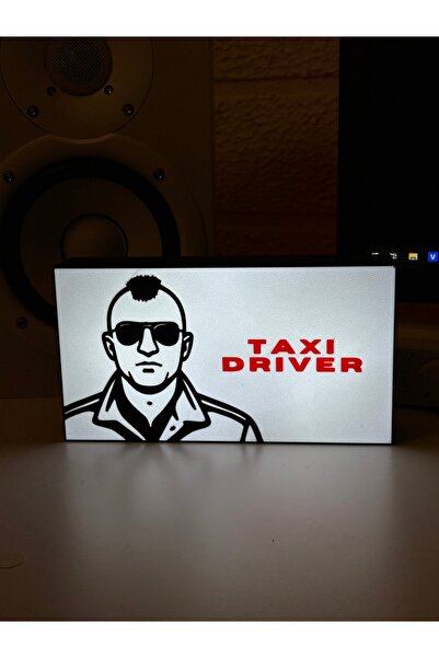 shop Masa Lambası - Taxi Driver Adaptörlü Dekoratif & Hediyelik Lamba