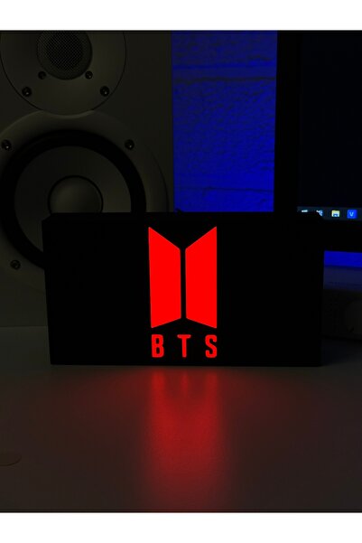 Gişe Arts Masa Lambası - BTS Adaptörlü Dekoratif & Hediyelik Lamba