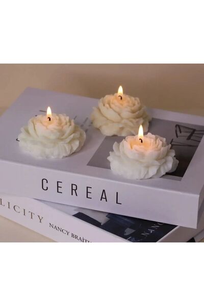 Bernami Peony Candle Scented 3-Piece Set Promise Engagement Wedding Henna Invitation