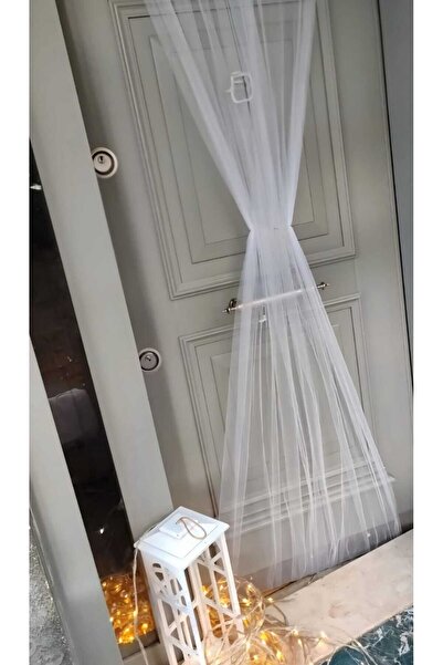 artsondekorasyon White Tulle Door Decoration for Bridal Room - Stylish and El...