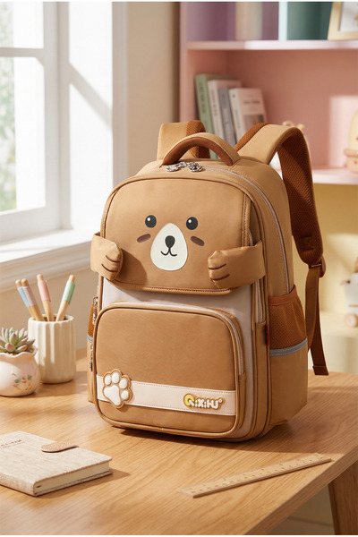 Roomys Rucsac de școală ergonomic din material textil de înaltă calitate, imp...