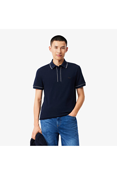 Lacoste قميص بولو باريسي مطاطي بقصّة عادية - PH8184-00-166