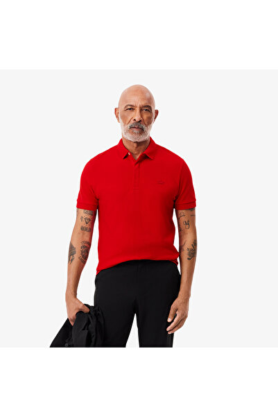 Lacoste قميص بولو باريسي مطاطي بقصّة عادية - PH5522-00-240