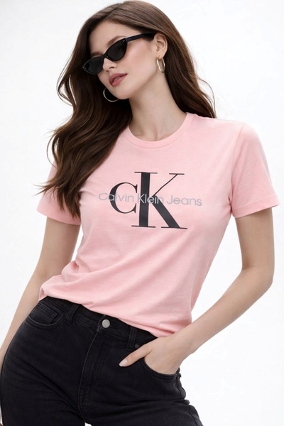 Calvin Klein CK   women SLİM FİT Monogram T-shirt
