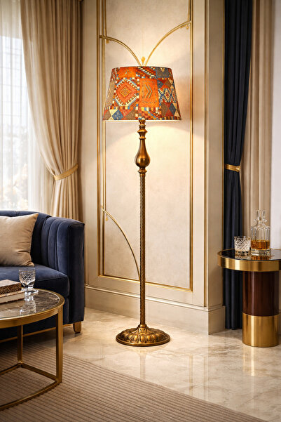 epifanio Antony Eskitme Burgulu Metal Lambader - Cappadocia Desenli