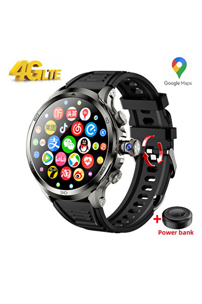 Medeyatech Ceas inteligent Medeyatech™ cu cartelă SIM, GPS, 4G LTE, WiFi, cam...